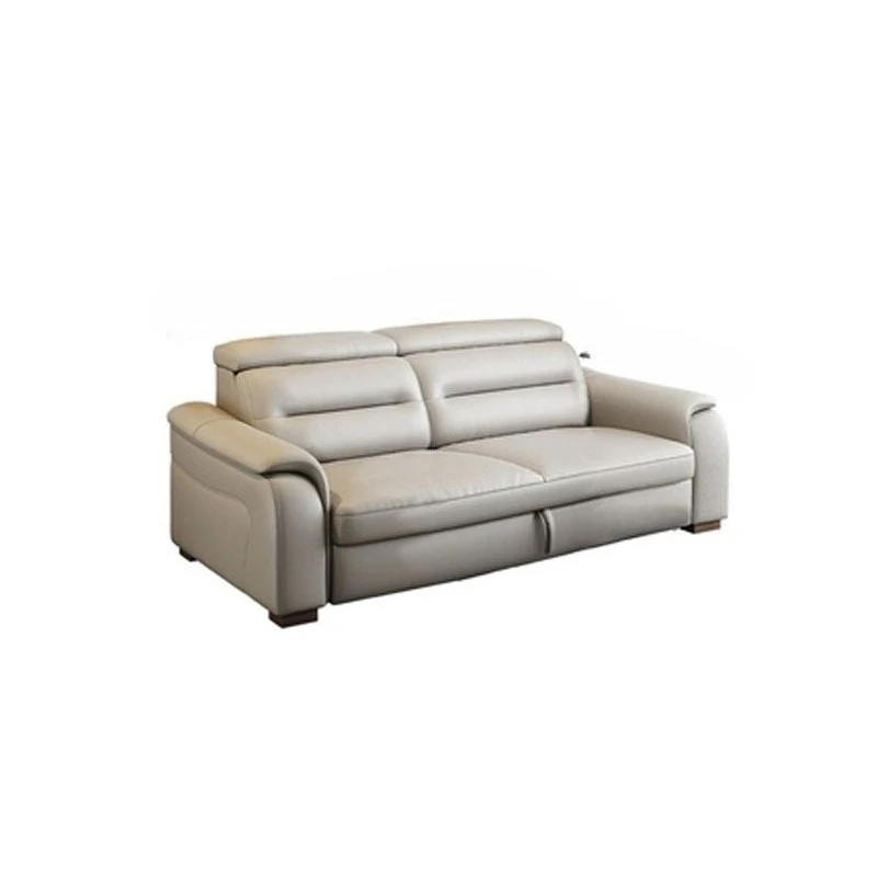

Italian minimalist, sofa, modern, minimalist, leather, electric telescopic