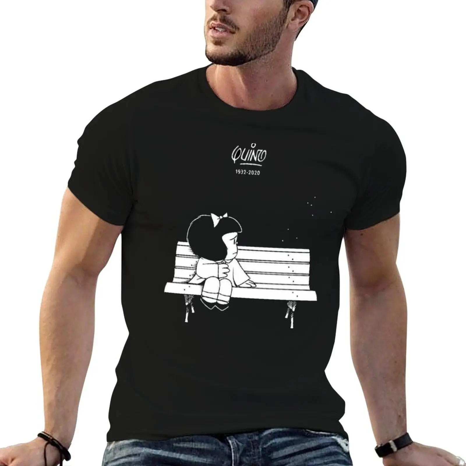 

Mafalda Quino Tribute design T-Shirt anime t shirts oversize t shirt man luxury t shirts cotton 100% T-Shirt