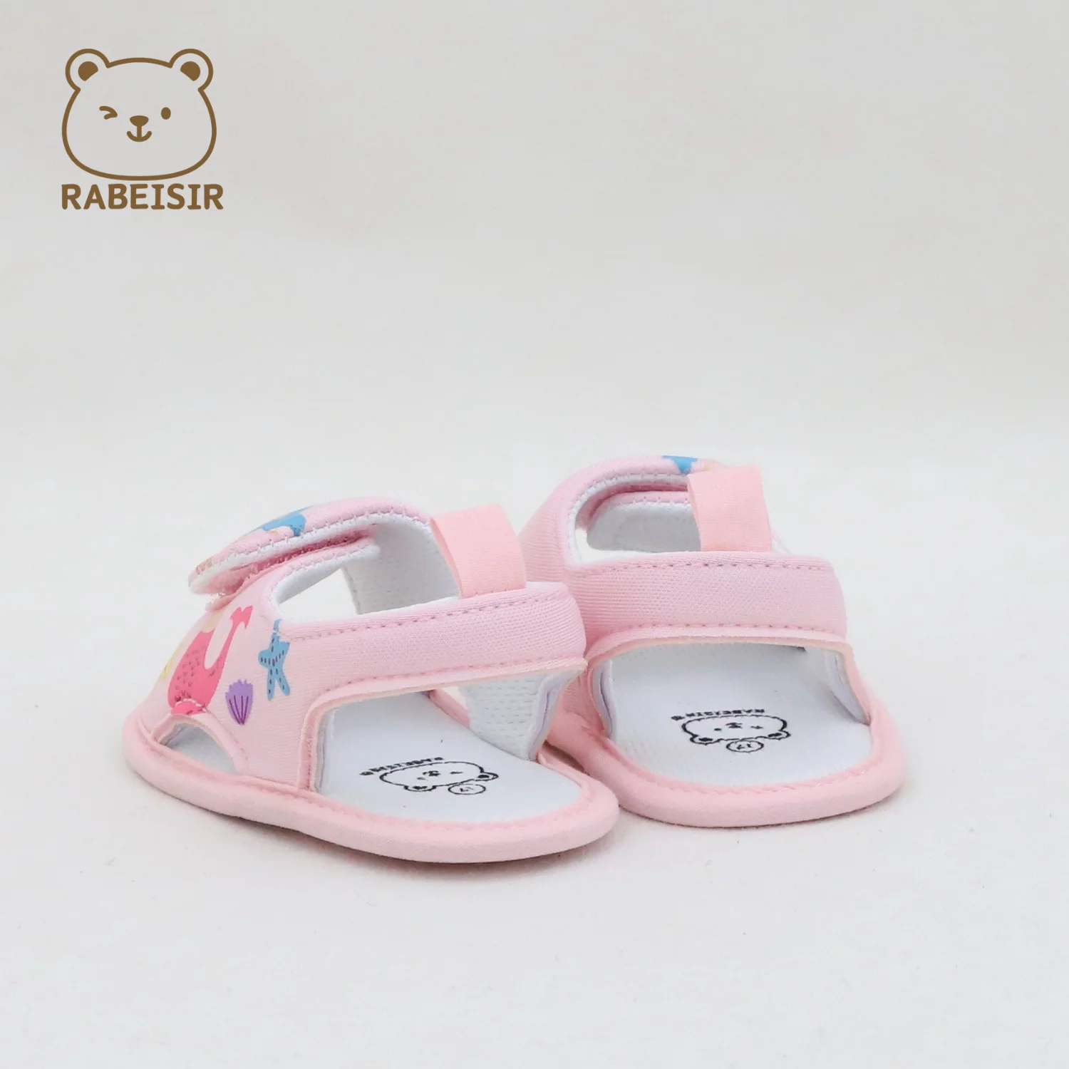 أحذية أطفال للربيع والصيف، صنادل أحذية مشي للأطفال، نعل ناعم مريح، أحذية أرضية للأطفال بعمر 0-1 ونصف سنة #4