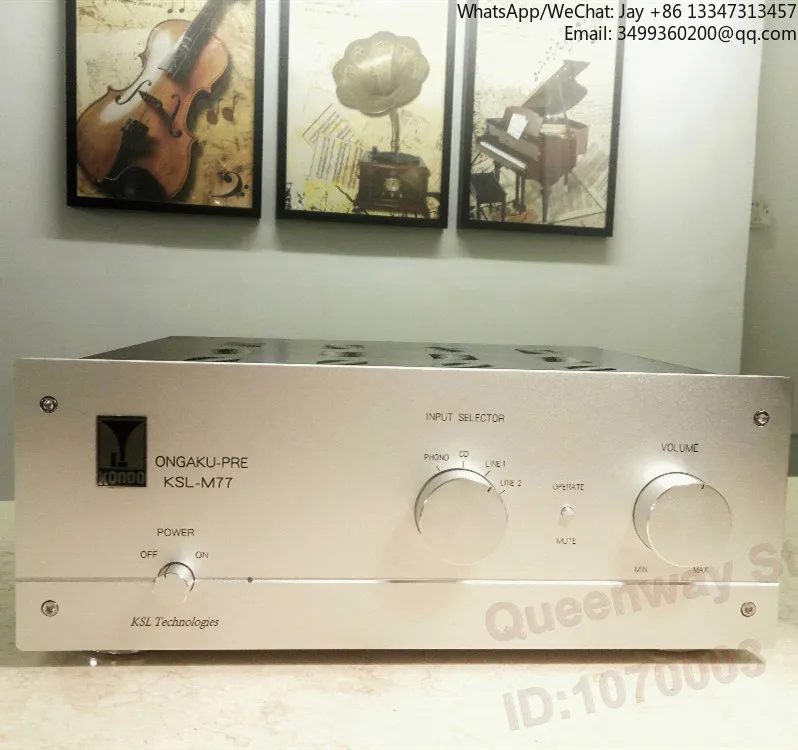 

M77 HIFI Preamplifier PRE AMP Vacuum Power Amplifier Finished Machine EI Transformer 12AY7 Vacuum Power Amplifier