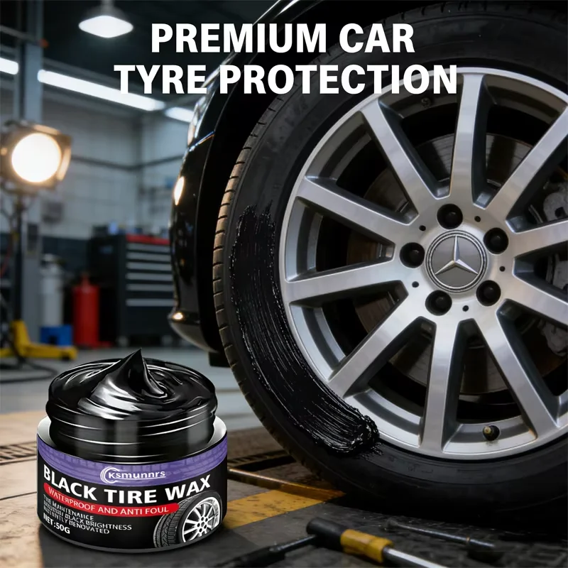 Black Tire Wax: Anti-Aging Crackproof Plastic Repair Multi-Purpose Care