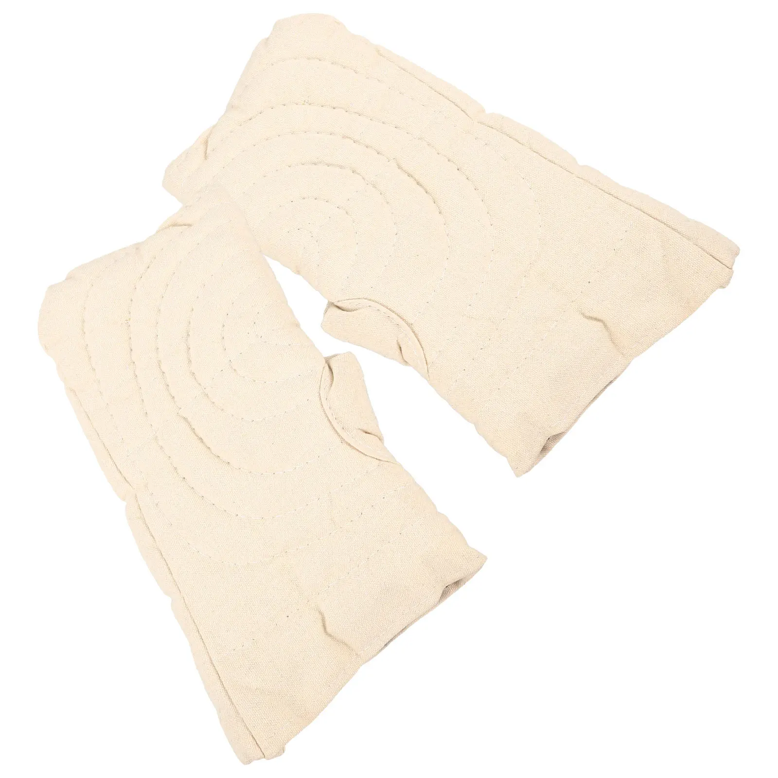 

1 Pair Heat Resistant Gloves Anti-Scalding Kiln Mittens For Pottery Clay Protection Durable Cotton Cloth Multi-Use Hand