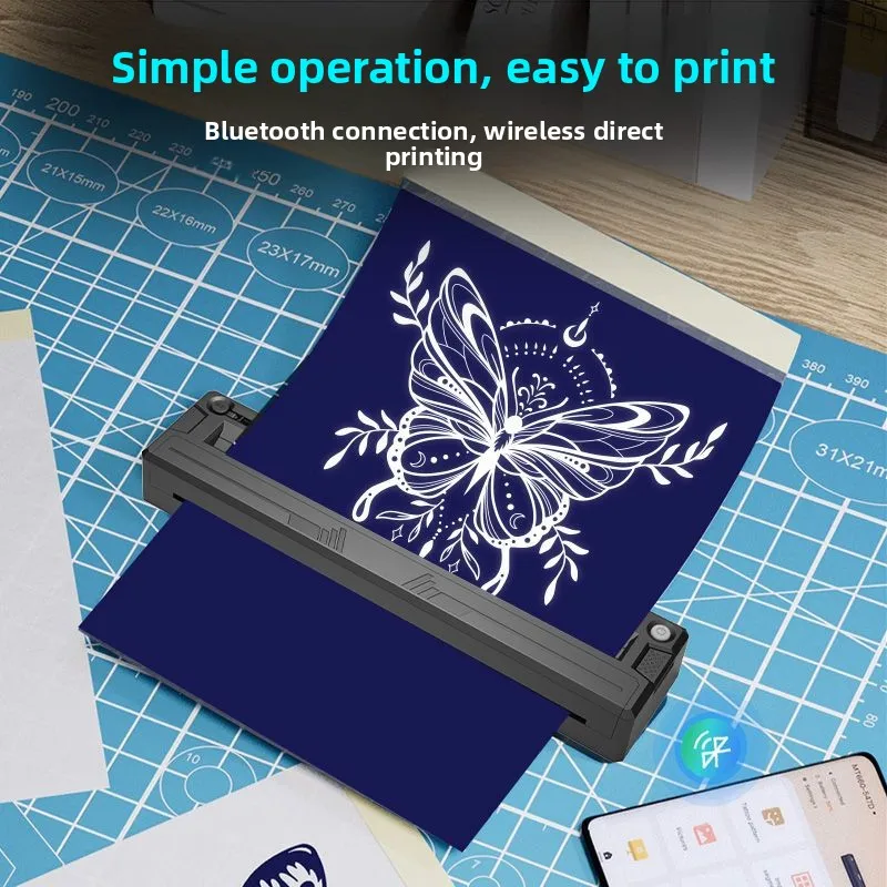 Heat Transfers Printing Equipment Small Wireless Thermal Press Portable Household Ironing Machine for DIY T-Shirt Patterns