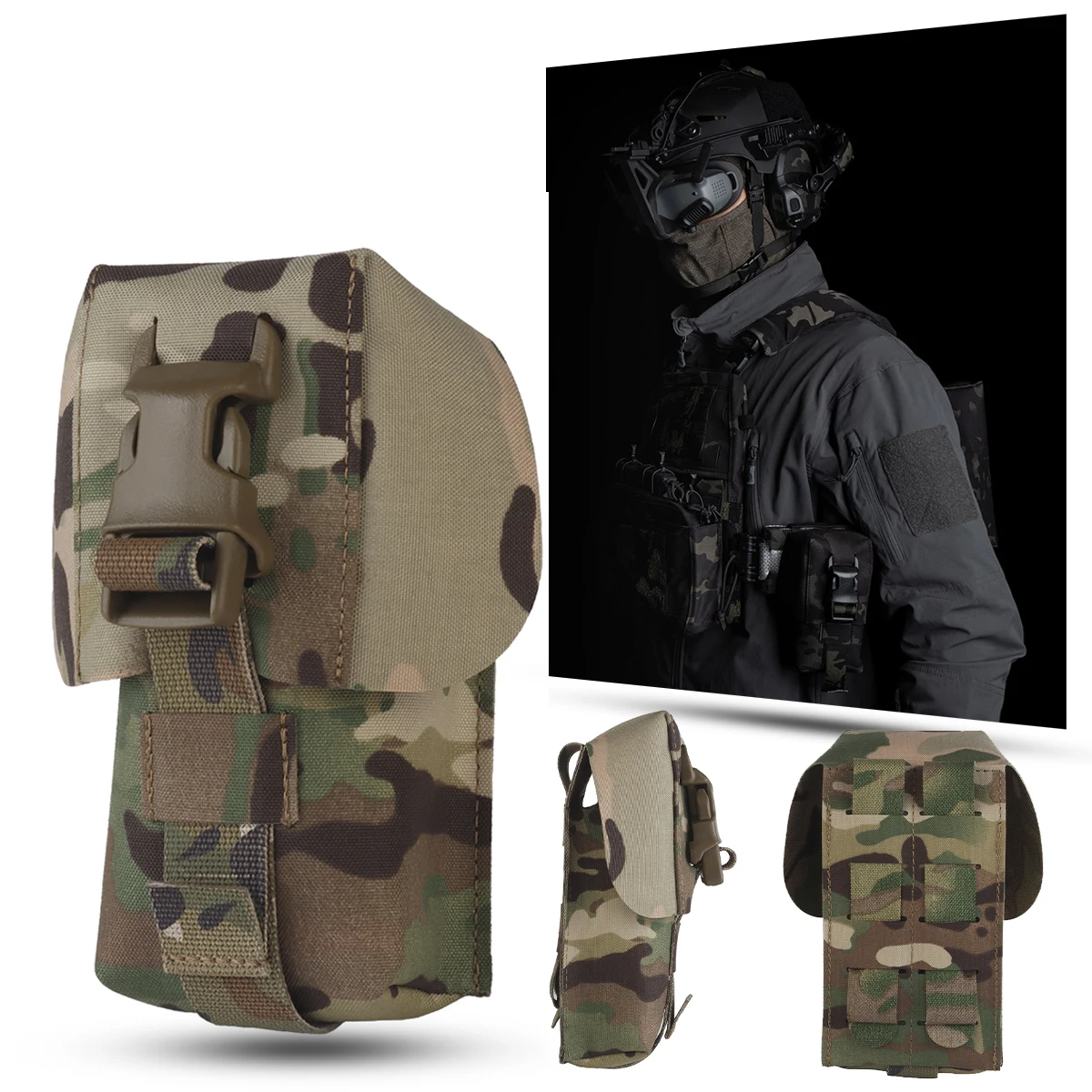 New Drone Remote Control Tactical Storage Bag Quick Release Magazine Bag Vest Accessory Pouch Outdoor Hunting Airsoft Equipment