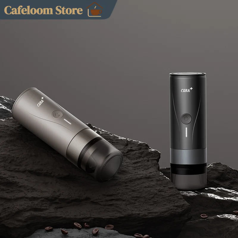 CERA PCM04A Professional Edition Portable Espresso Coffee Machine Semi Automatic Small Coffee Maker For Home Car Outdoor Travel