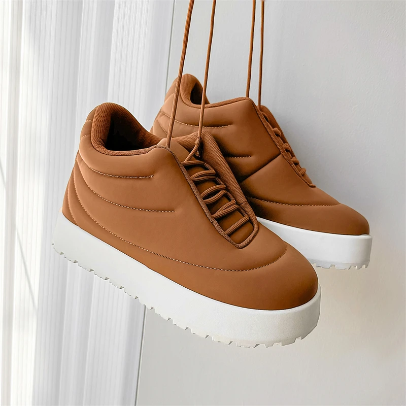 

Винтажные туфли для хлеба на толстой подошве, новая нишевая универсальная спортивная обувь, осенне-зимняя обувь для хлеба, повседневная обувь с низким вырезом, уличная обувь