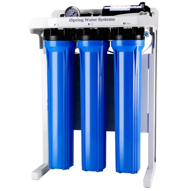 iSpring RCB3P Reverse Osmosis RO Water Filtration System, 300 GPD, Tankless, for Residential and Light Commercial Usage