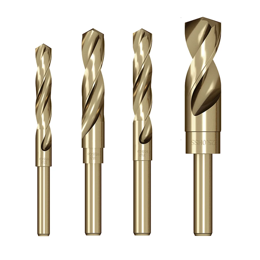 1/2equal handle twist drill bit small handle drill high speed steel stainless steel shrinkhandle drill iron aluminum metal drill