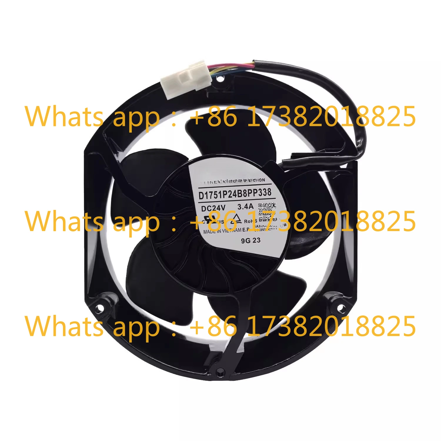 

Nuevo Ventilador De Refrigeración D1751P24B8PP338 Conector Original De 4 Cables Ventiladorde Regulación Develocidad Violenta PWM