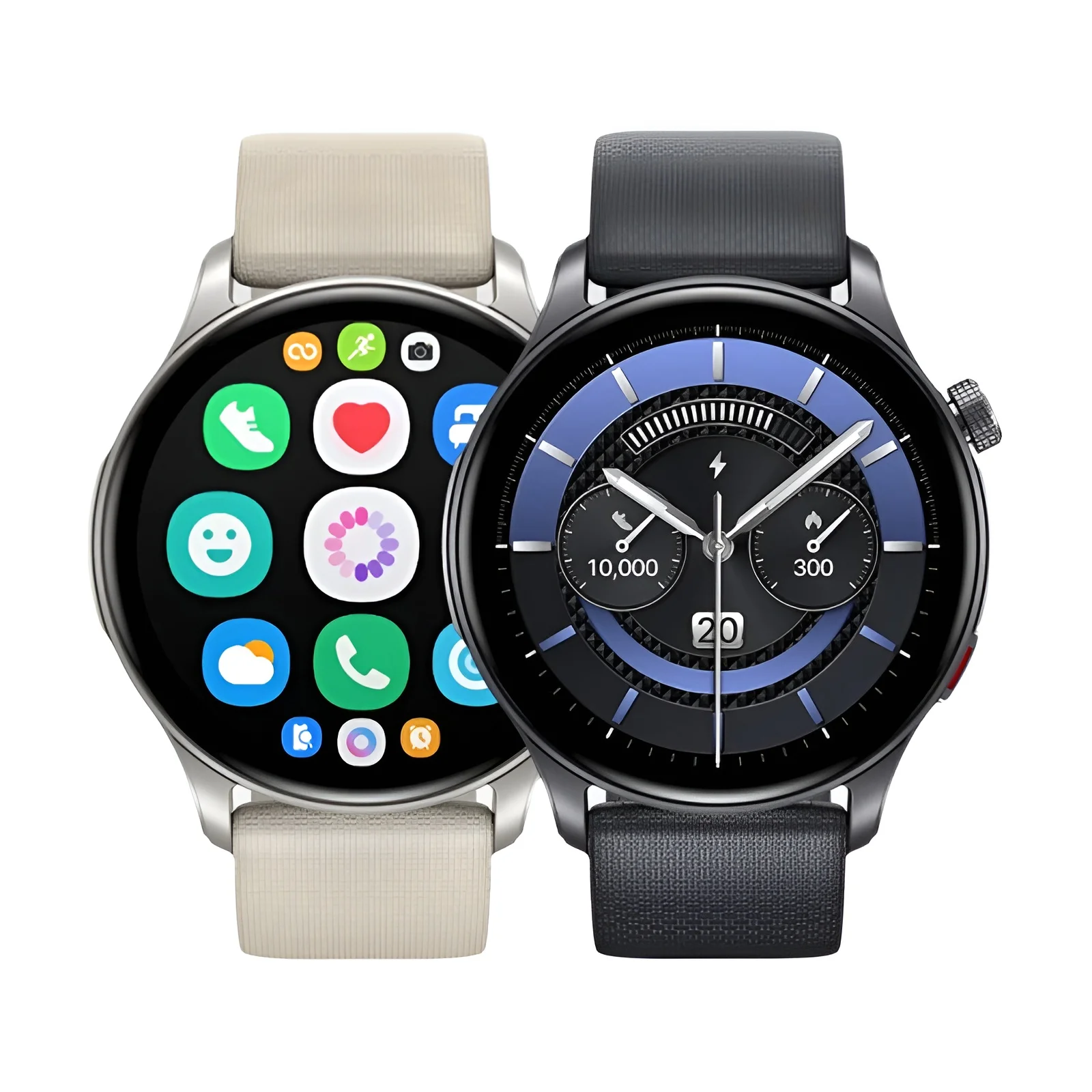 Novo zeblaze btalk 3 gps smartwatch 1.43 "tela amoled pulseira dupla bluetooth chamando relógio esportivo freqüência cardíaca spo2 rastreamento de estresse
