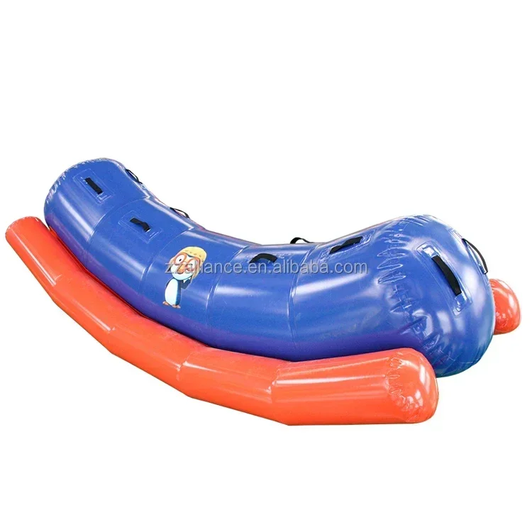inflatable water totter swimming pool water seesaw games OEM factory
