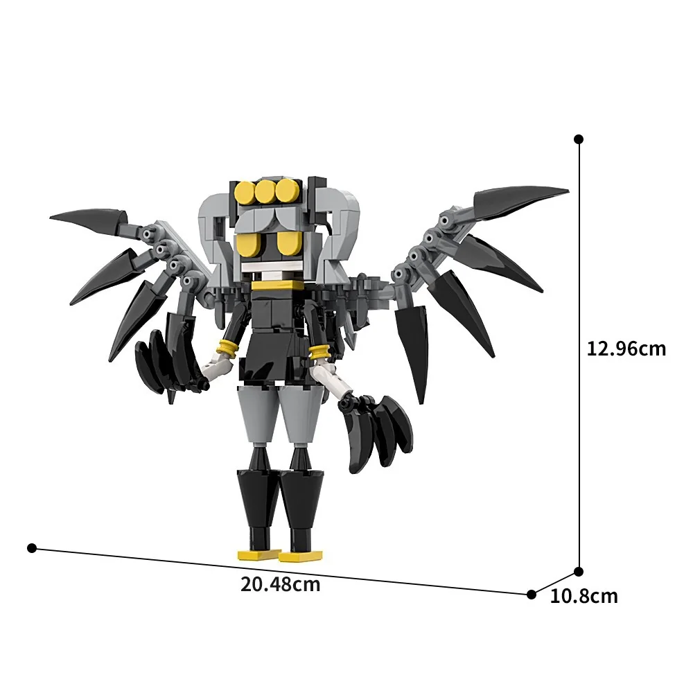 MOC Murder Drones V Figure Killer Building Blocks Set Anime Characters Game Series Bricks Toys For Children Birthday Xmas Gifts