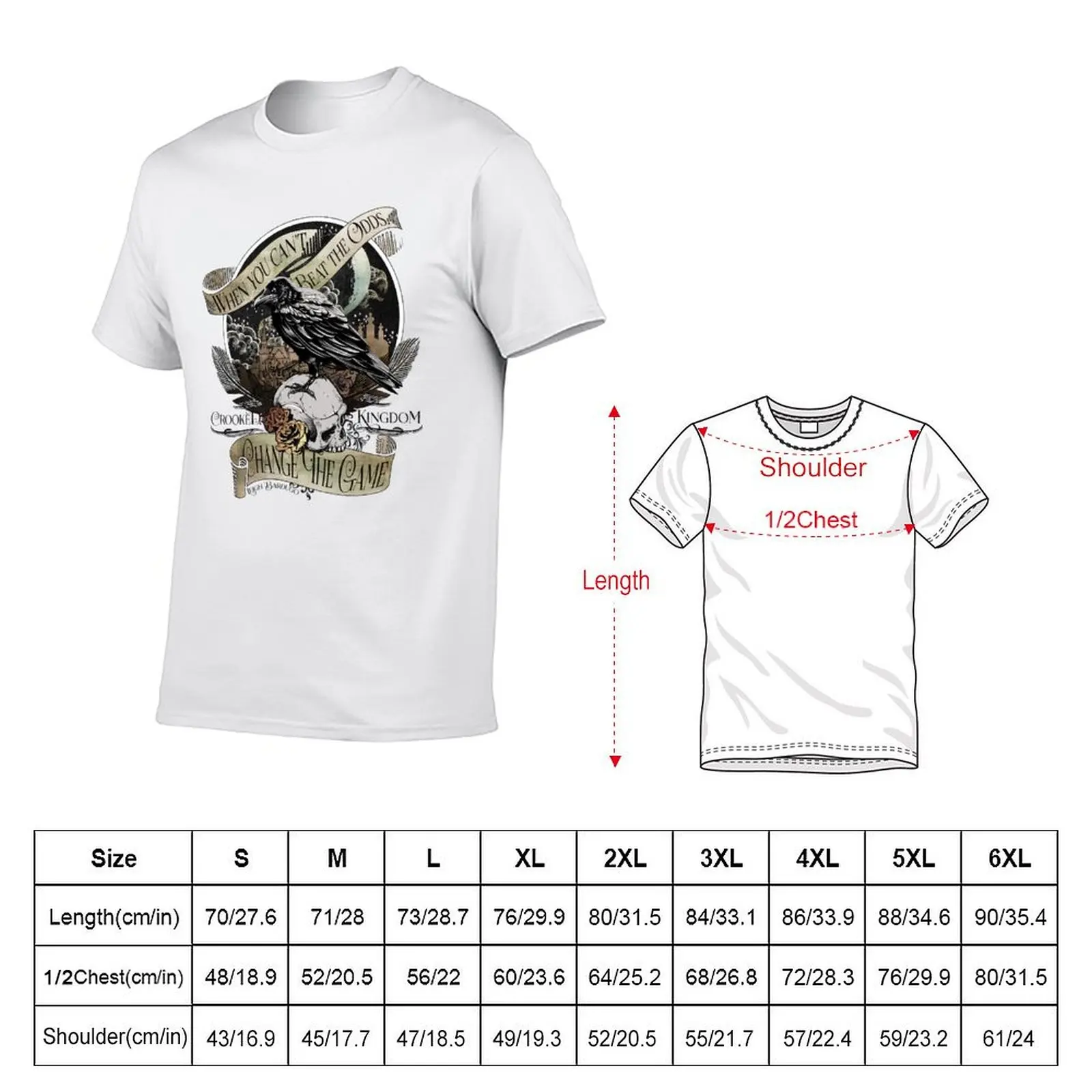 Crooked Kingdom T-Shirt aesthetic clothes summer tops shirts graphic tee men