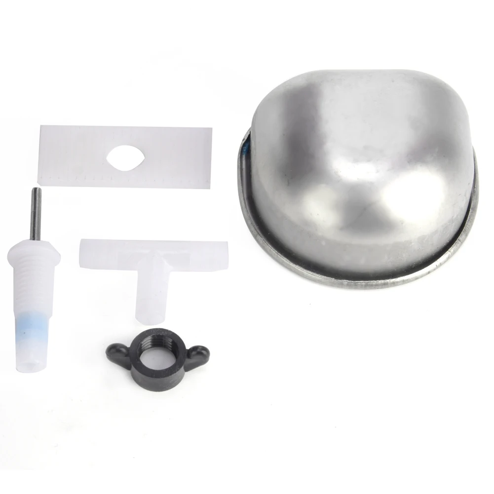 10 Sets Rabbit Drinker Stainless Steel Plastic Drinking Water Bowl Feeding Accessories for Connecting 7mm to 10mm Hose