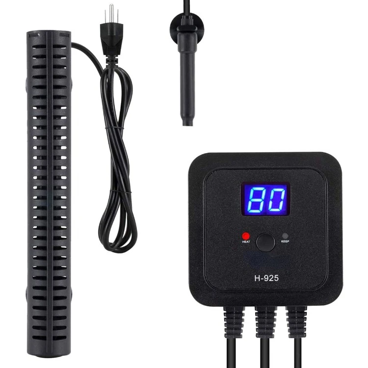 

500W Aquarium Heater for Fresh-Water Salt-Water, with External Digital Display Thermostat Controller and Thermometer