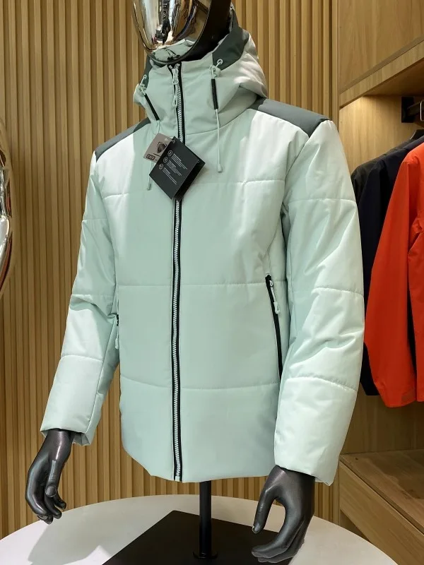 في الهواء الطلق عادية مقنعين الرجال القطن Jaet يندبروف الدافئة التنقل كل موسم ألياف البوليستر ملء Faionable طويلة Sve #4