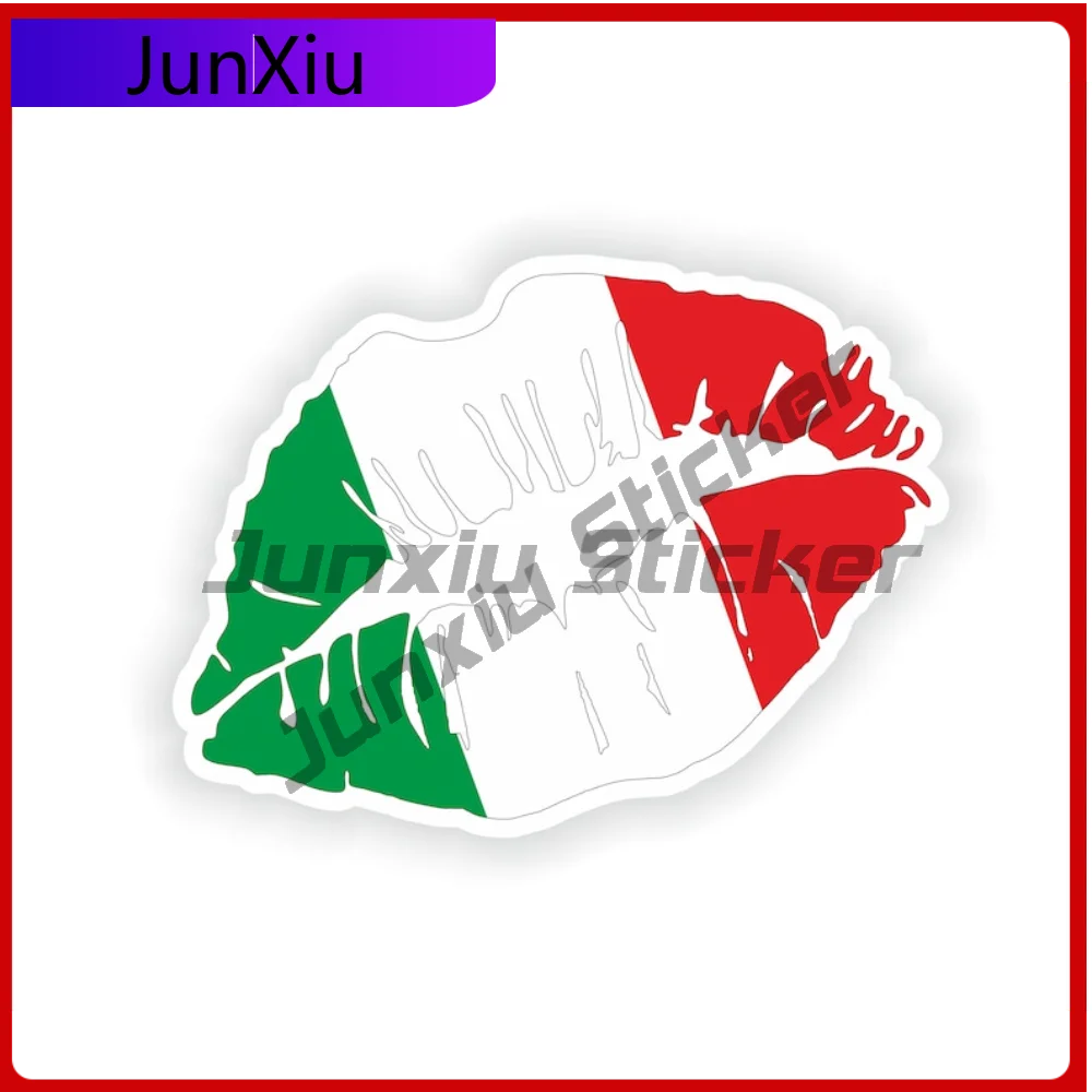 

Italy Lips Premium Vinyl Decal For Motorcycle Helmet Fade Resistant Decoration Auto Accessories Exterior Vinyl Decal Waterproof
