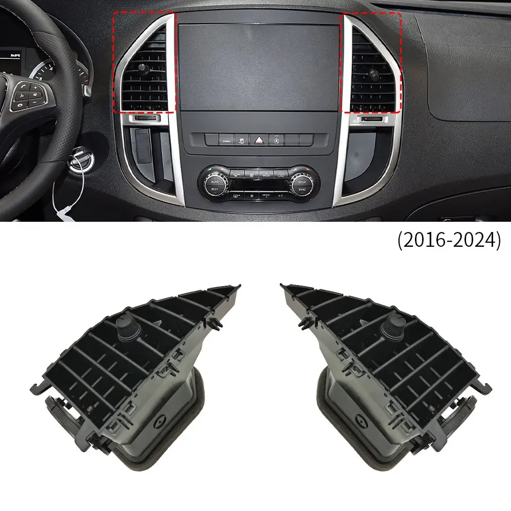 

For Mercedes W447 W448 Middle AC Vent Grille Air Conditioning Outlet Assembly For Benz Vito Class 2016-2024 4478300454