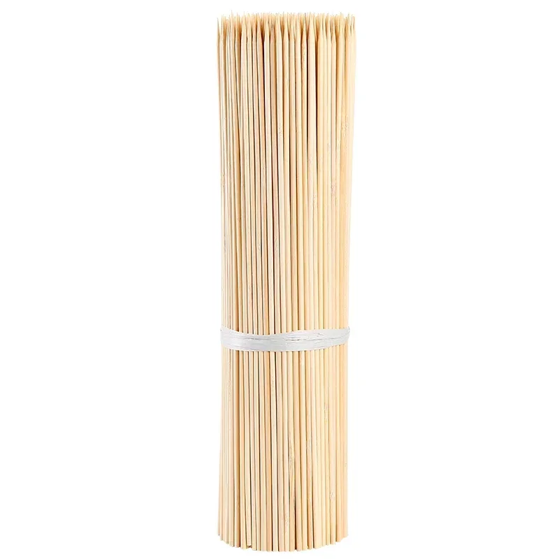 

45cm*4.5mm 1000pcs Sugar-coated haws bamboo skewers wooden Sticks DIY Tornado Potato wooden skewers Grill BBQ Shish Kabob Tool