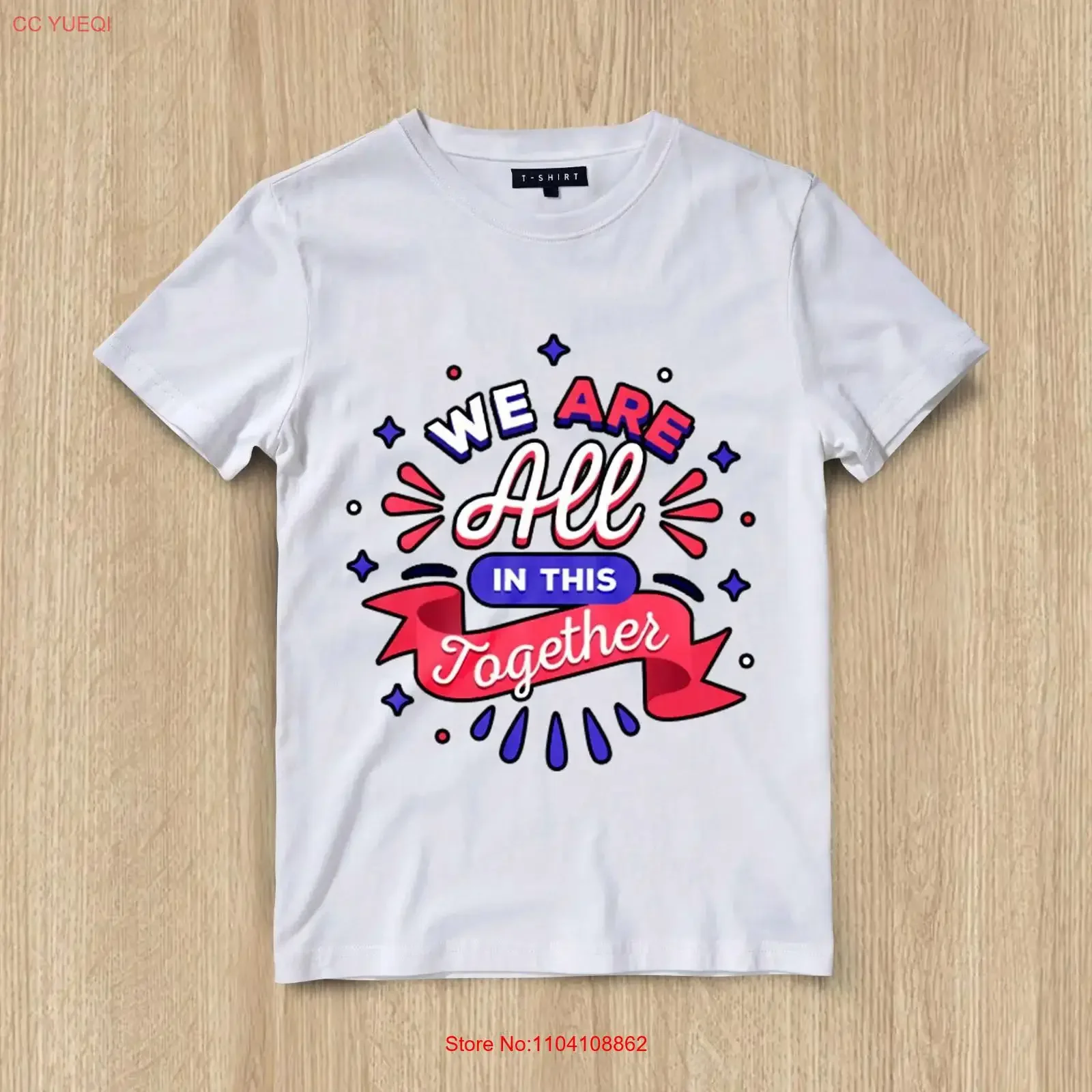 T-shirt personnalisé Unity Strength, design vintage, lavé, polyvalent, élégant, doux, vêtements de créateur, unisexe, légèrement streetwear