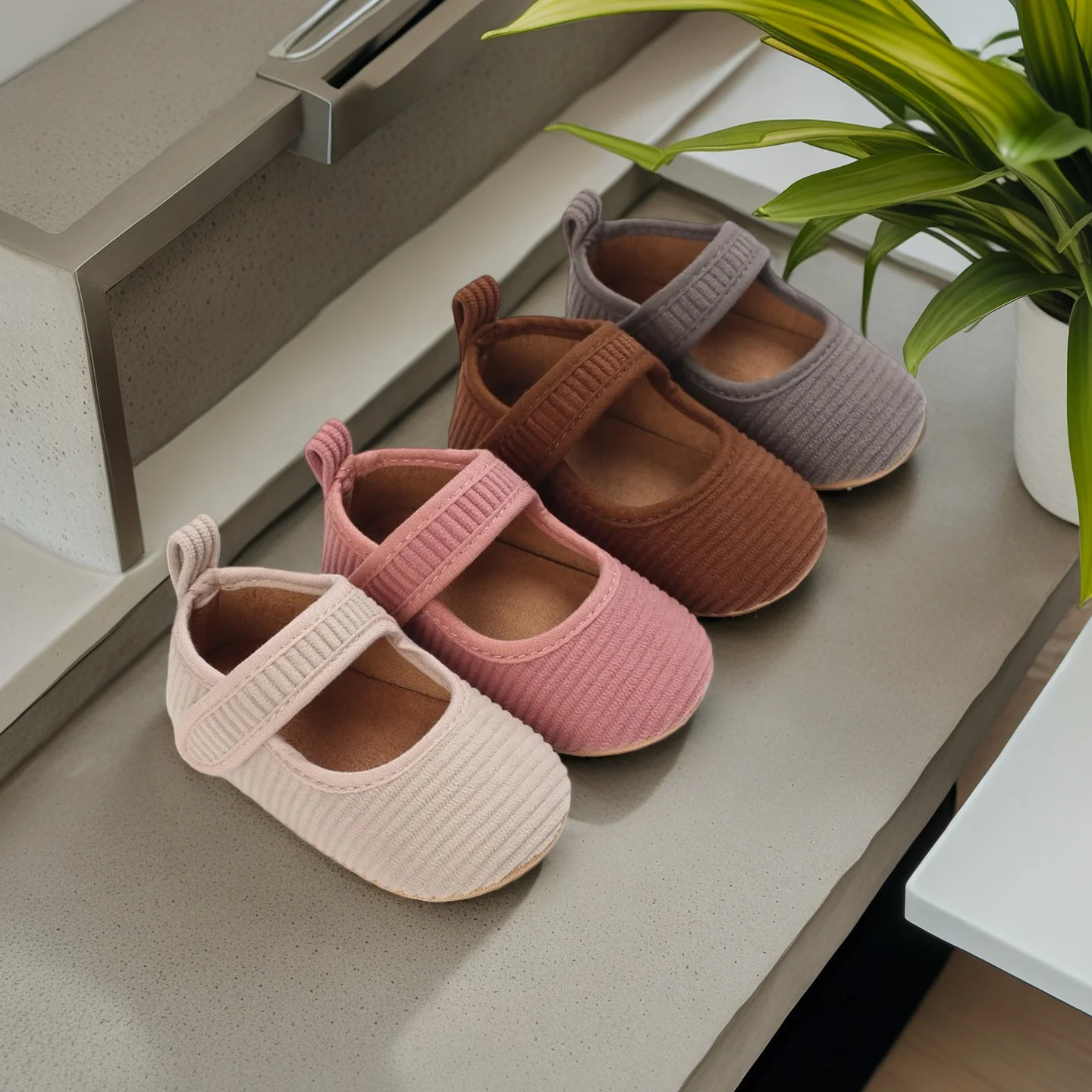 

Casual Solid Color Open Toe Sandals For Baby GirlsBreathable Lightweight Non-slip Sandals For Summer