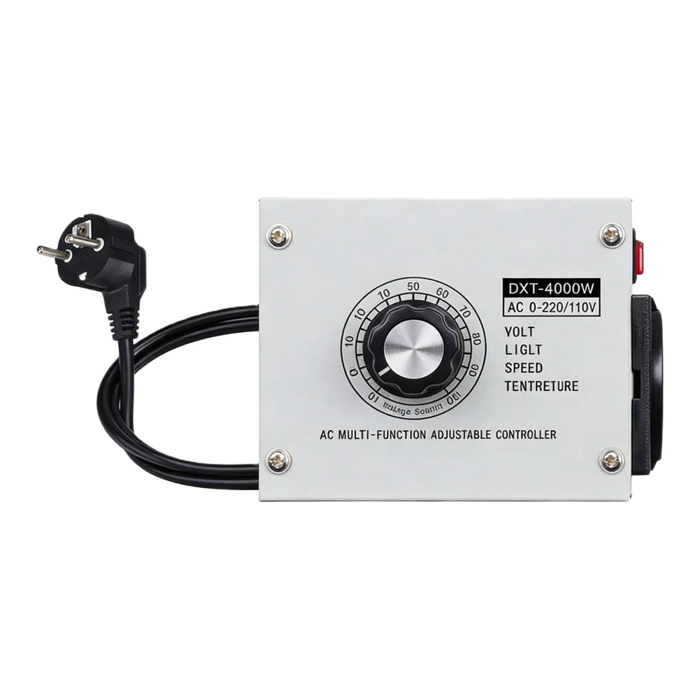 Multifunctional Regulator 4000W AC Controller Compact Size Galvanized Iron Shell High-Precision Components For Resistors