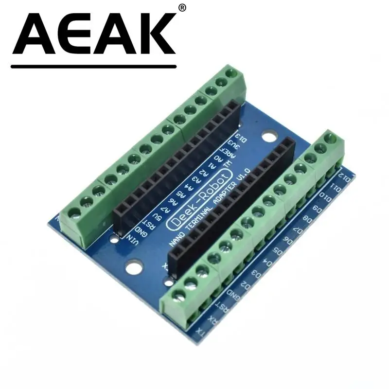 Standard Terminal Adapter Board For Arduino Nano 3.0 V3.0 AVR ATMEGA328P ATMEGA328P-AU Module Expansion Shiled Module