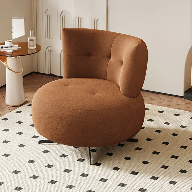 

Living Room Hotel Chairs Bar Stool Mobile Single Chair Advanced Deck-chair Nordic Lazy Sofa Modern Make Living Room Furniture