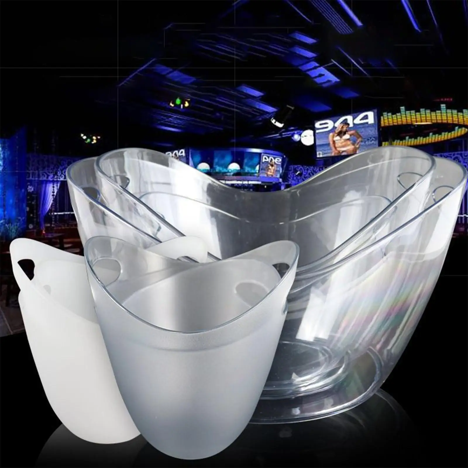 Champagne Bottles Cooling Drinks Whisky Freezer Barrel Ice Bucket Bucket for Parties BBQ KTV Events
