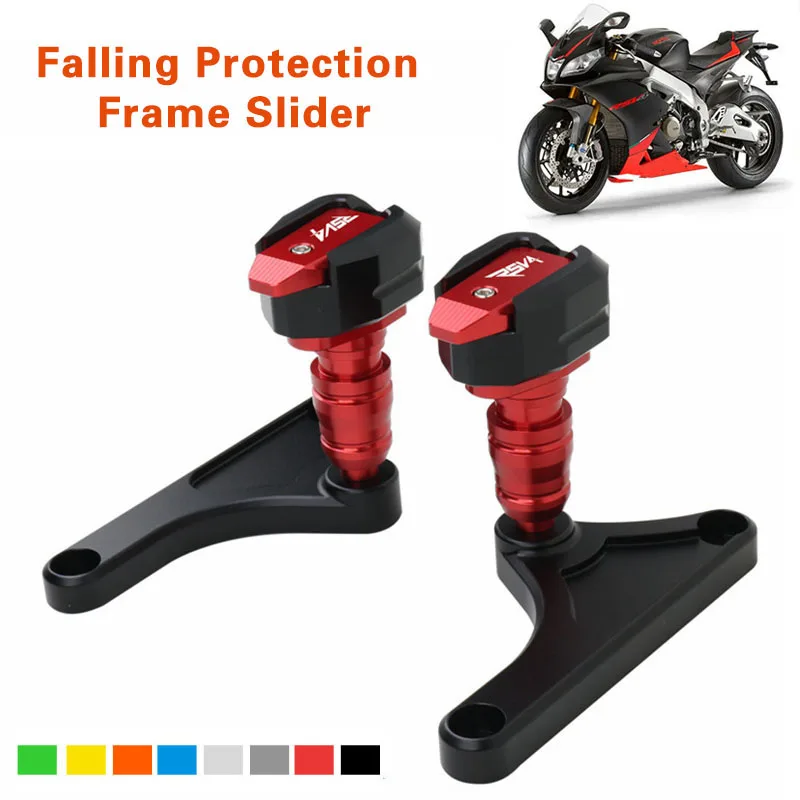 

Motorcycle CNC Falling Protection Frame Slider Fairing Guard Crash Pad Protector For Aprilia RSV4 RR RSV4 RF 2021-2023