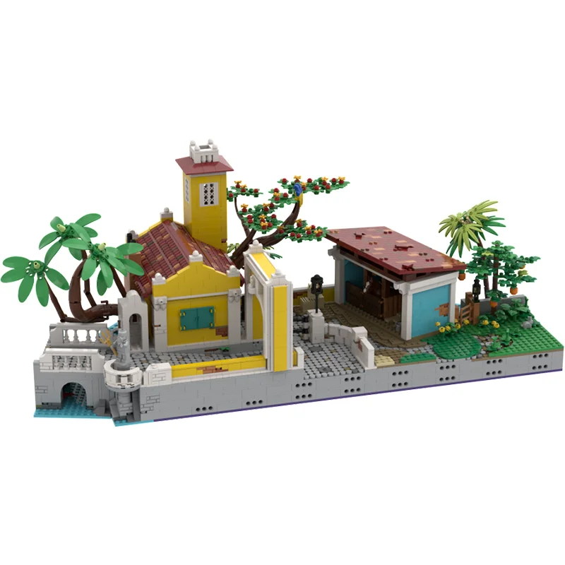4860pcs MOC Pirates Puerto Santa Maria Livery Stables Model Building Blocks DIY Creative 3D Collection Art Idea Brick Assemble
