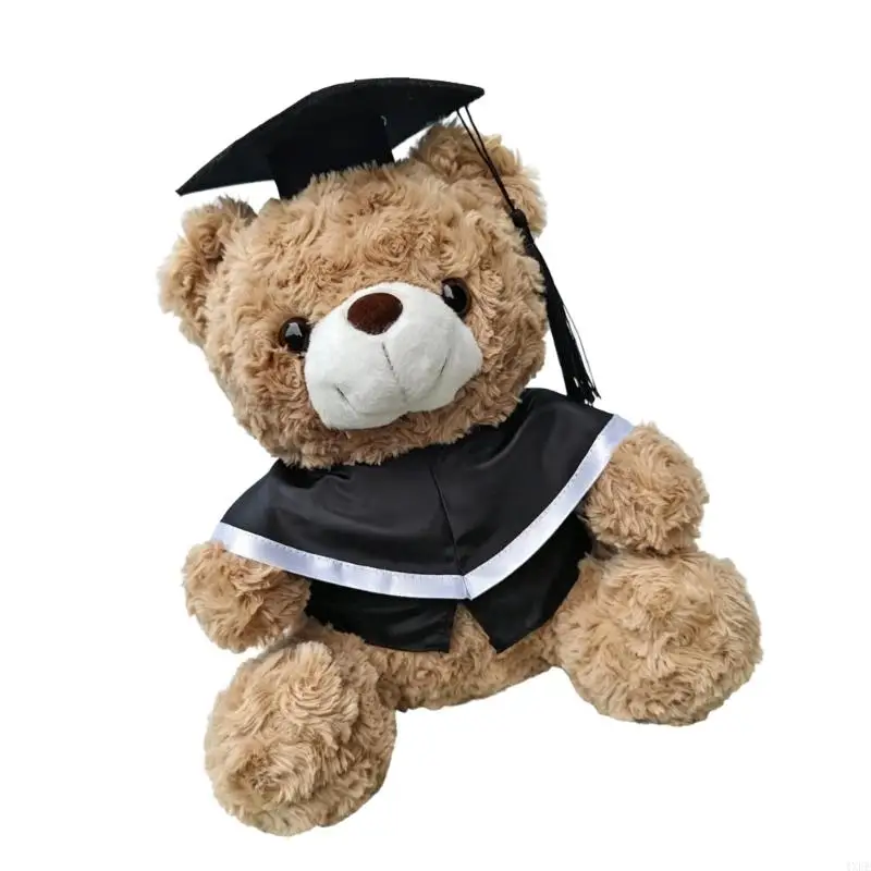  Bachelors Bear Plush Stuffed Animals Graduation Hat Gift Souvenir Doctor Degree Decorations