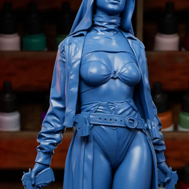 22cm-game-character-5643-num-3d-print-model-kit-unassembled-unpainted-custom-jigsaw-puzzle-gk-figure