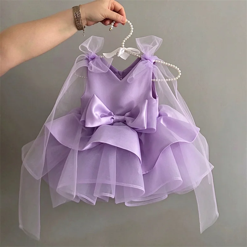 baby-kids-princess-tulle-bow-v-neck-flower-girl-dress-children-first-communion-dress-ball-gown-wedding-party-dress-birthday