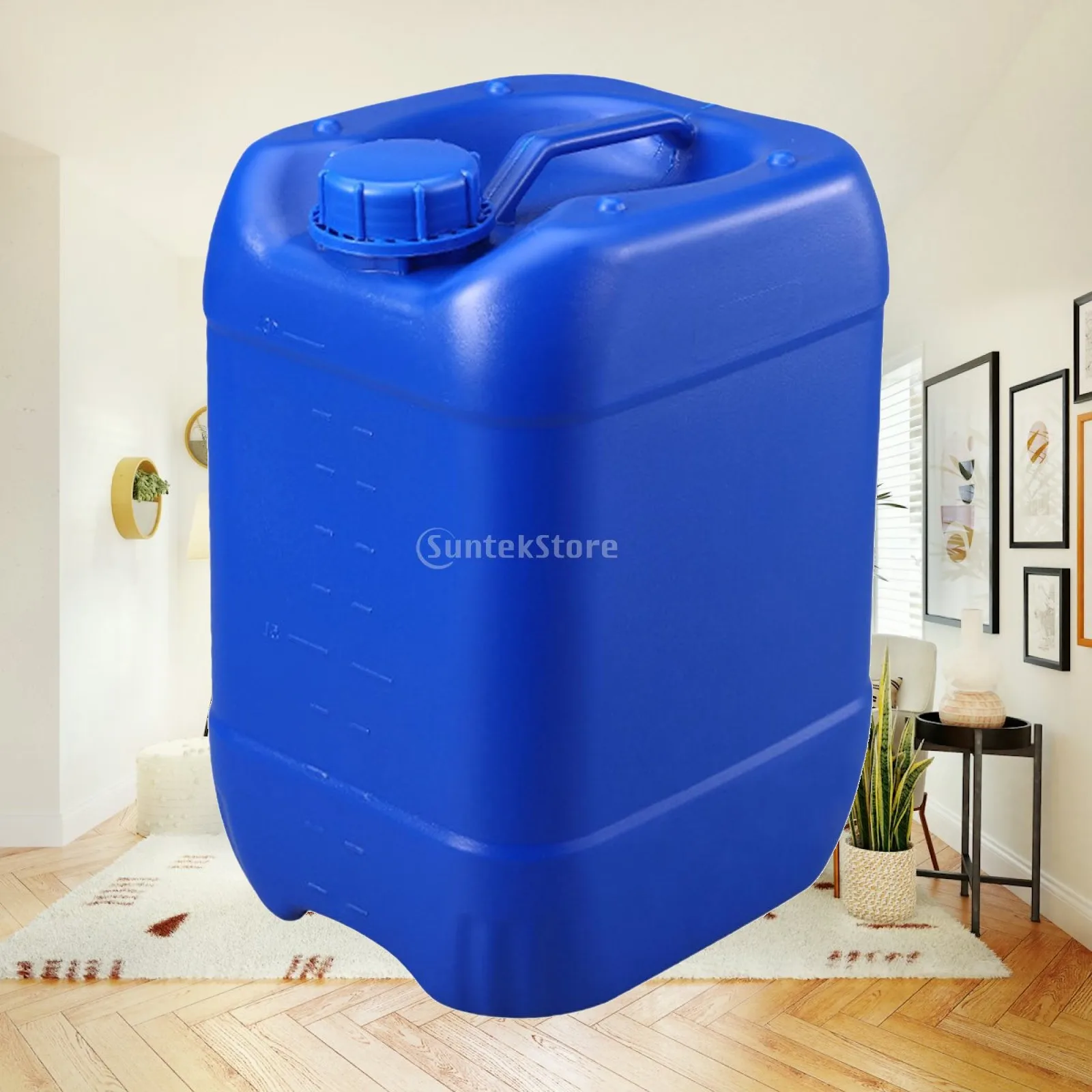 10L Stackable Water Jug Outdoor Camping Water Tank Portable Drinking Water Container with Handle for Travel Picnic