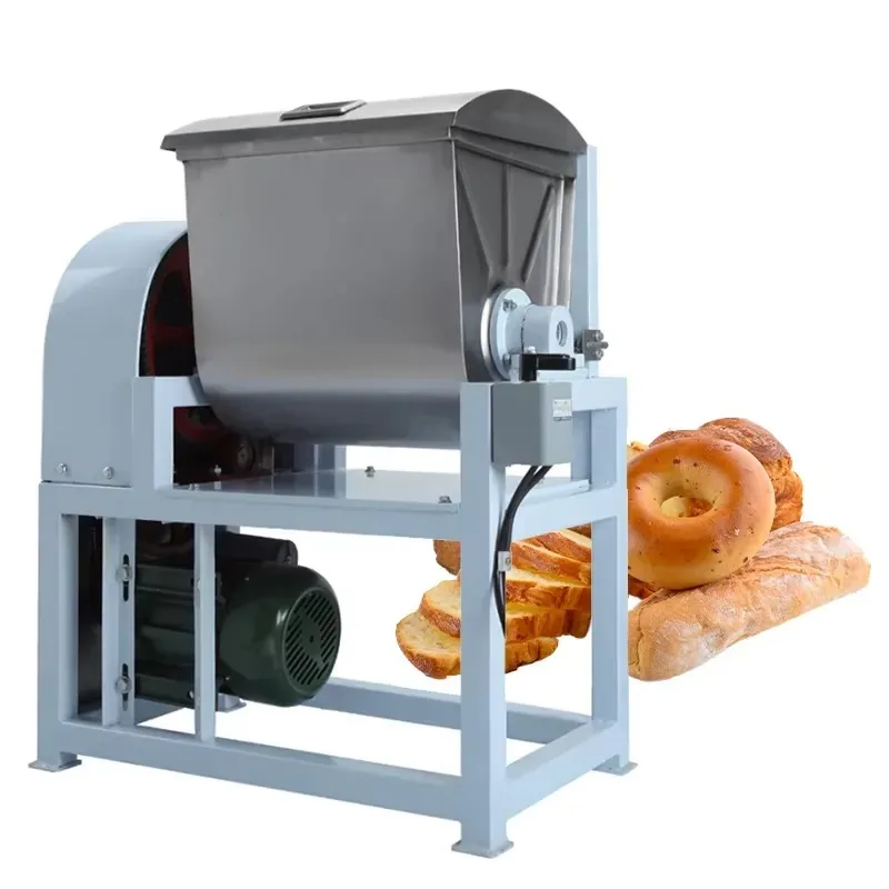 1500W 220V Commercial Industrial Spiral Dough Mixer Low Noise Easy to Use Heavy Duty Bakery Food Mixer Machine
