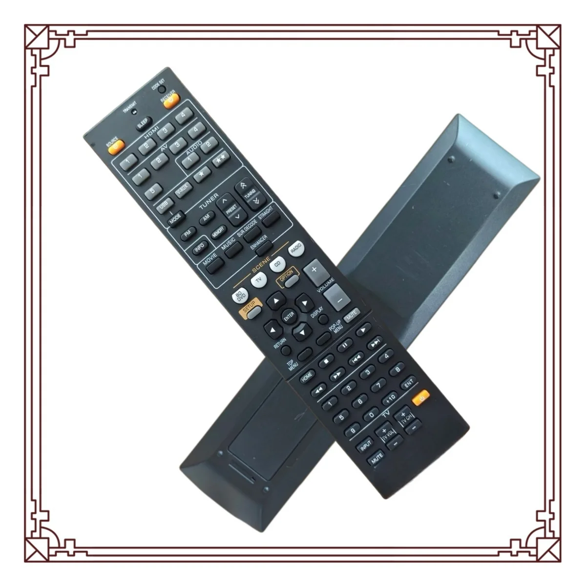 Nieuwe universele afstandsbediening voor Yamaha AV Ontvanger RX-V673 RX-V677 RX-V667 RAV494 ZF30370 RX-V675 RX-V771 HTR-3063