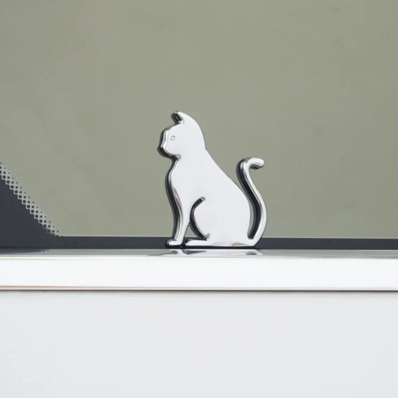 

3D Metal Cat Car Sticker Universal Adhesive Badge for Cars Motorcycles Decorative Emblem