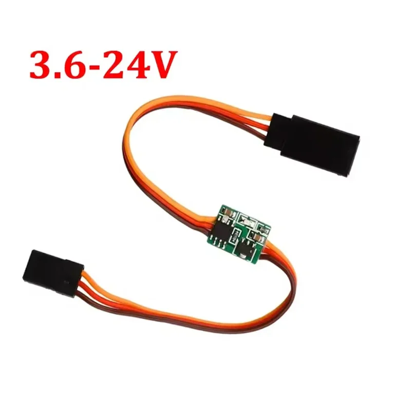 Servo inversor Universal de señal 4-6V/3,6 V-24V, marcha atrás de engranaje de dirección de bajo/alto voltaje para RC Servo avión cola en V