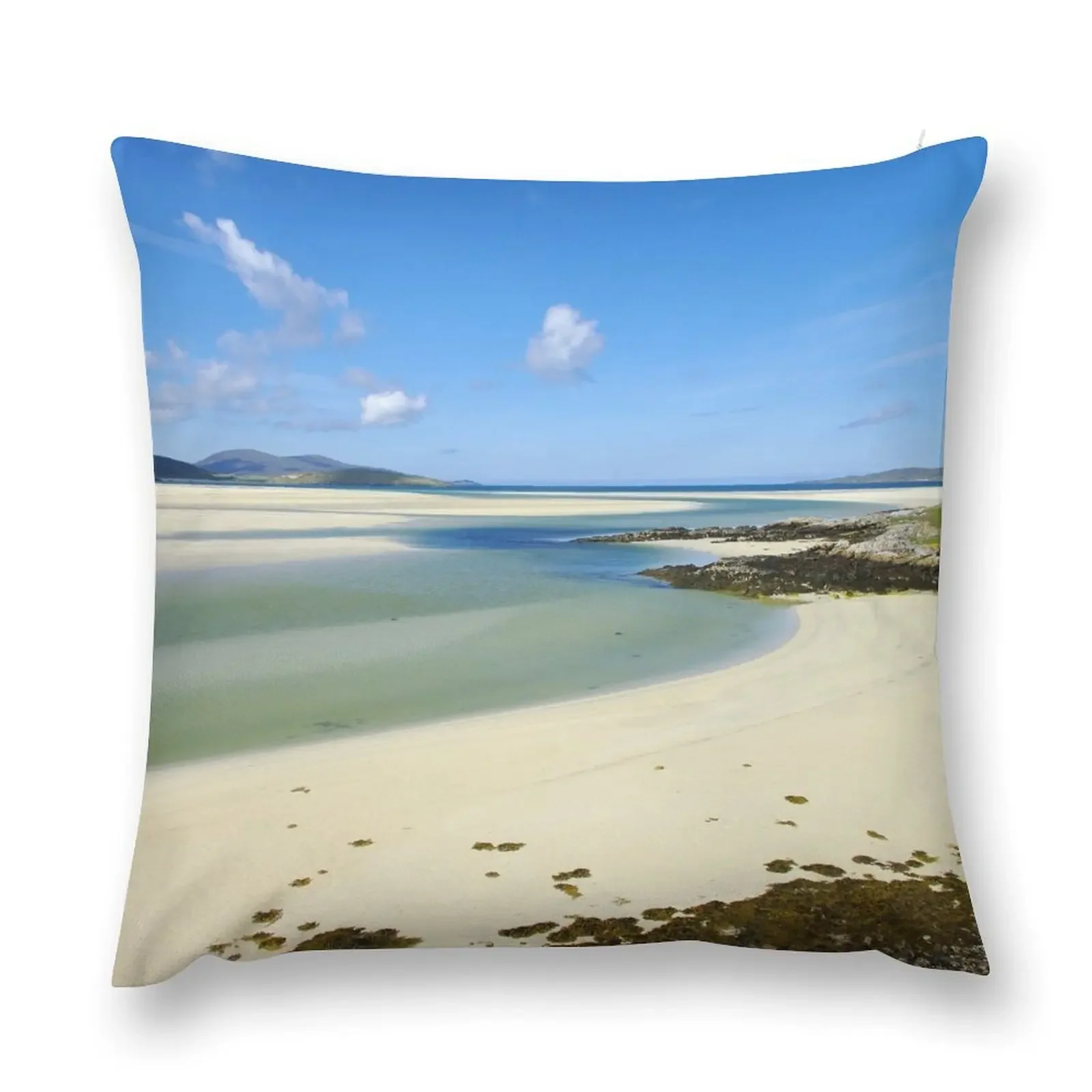 Luskentyre Beach, Outer Hebrides Throw Pillow autumn pillowcase autumn decoration Bed pillowcases Christmas Pillowcase pillow