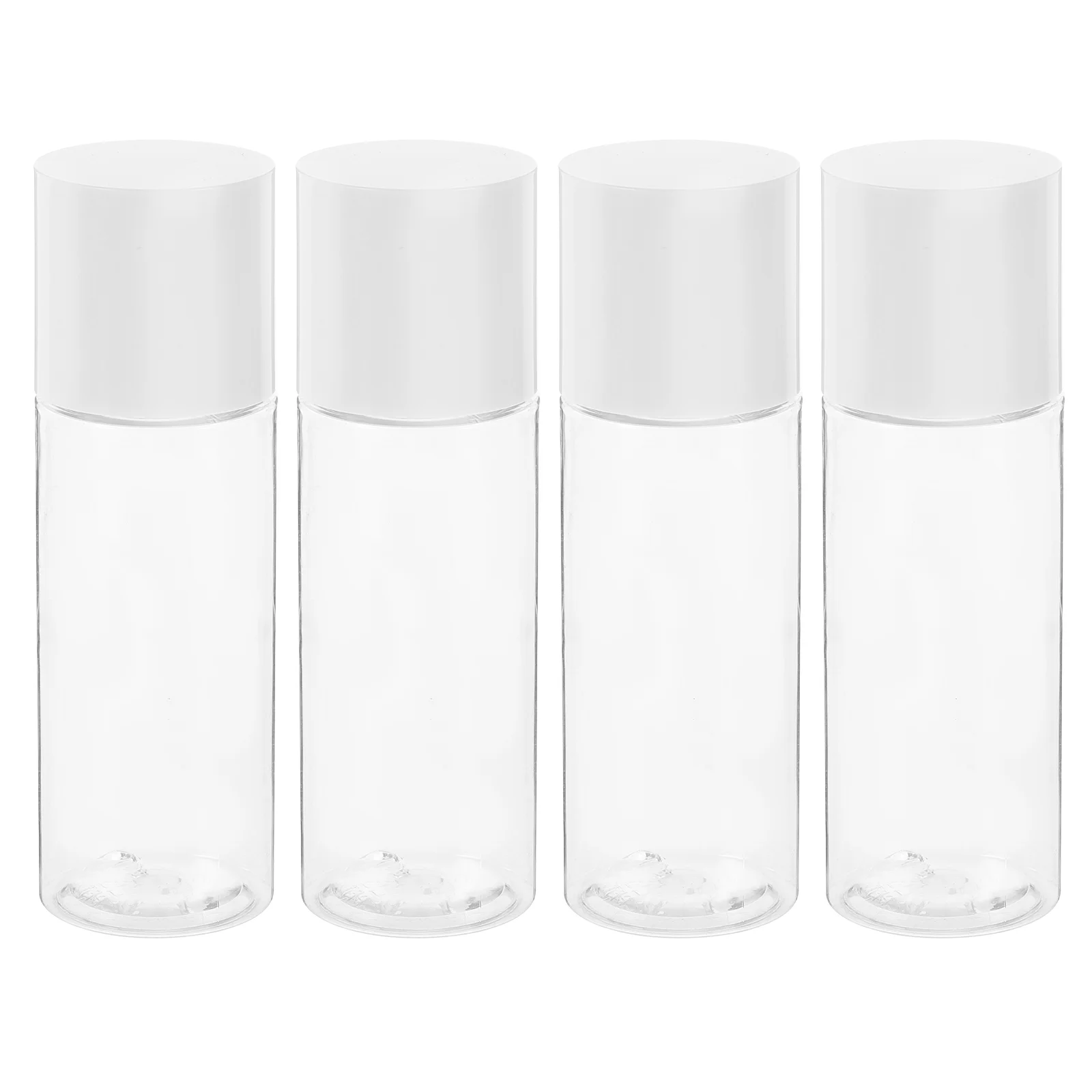 

4 Pcs Bottle Clear Travel Bottles Size Toner Lotion The Pet Refillable Small Toiletry for Toiletries