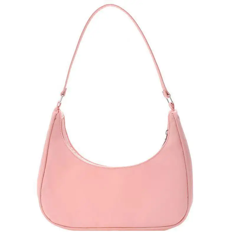 Women’s Nylon Crossbody Bag,TrendyNewDumpling‑Shaped Shoulder Purse,Minimalist SmallSolid ColorSingleShoulder Handbag for Ladies - view 5