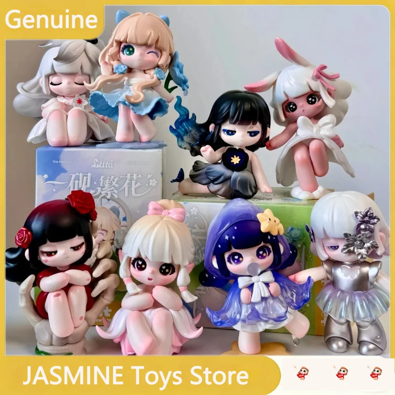 

New Original Tnt Lilita One Inkstone Flower Series Blind Box Collectibles Room Decoration Handmade Girl Birthday Surprise Gift