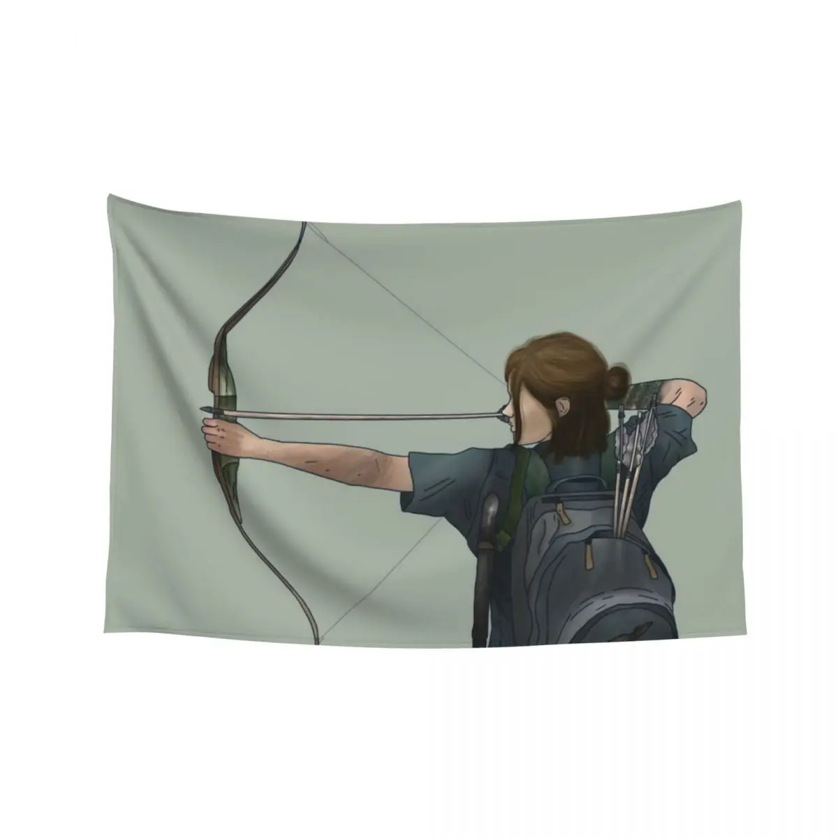 

the last of us - Ellie Tapestry Tapete For The Wall Outdoor Decoration Wall Hanging Decor Tapestry
