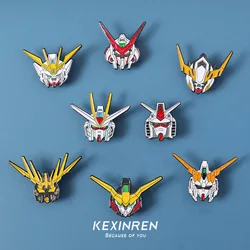 Mobile Suit Gundam Unicorn Enamel Pins Gundam RX-78 Metal Brooch Badge Fashion Jewellery Backpack Accessory Gifts