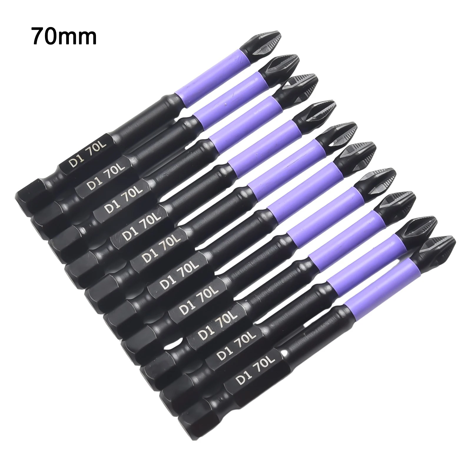 Non-Slip PH2 Cross Screwdriver Set Magnetic Batch Head Impact Drill Bit Cross Screwdriver 25/50/65/70/90/150mm