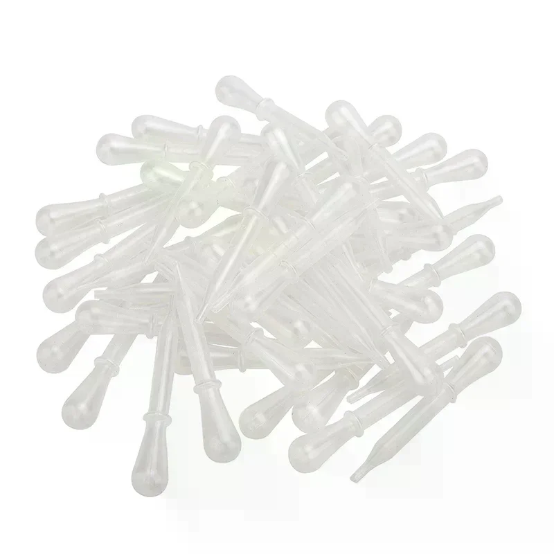 5/10Pcs Plastic Disposable Pipette Transfer Graduated Pipettes Liquid Dropper For Ear Eye Essential Oils Alcohol Paint Lab