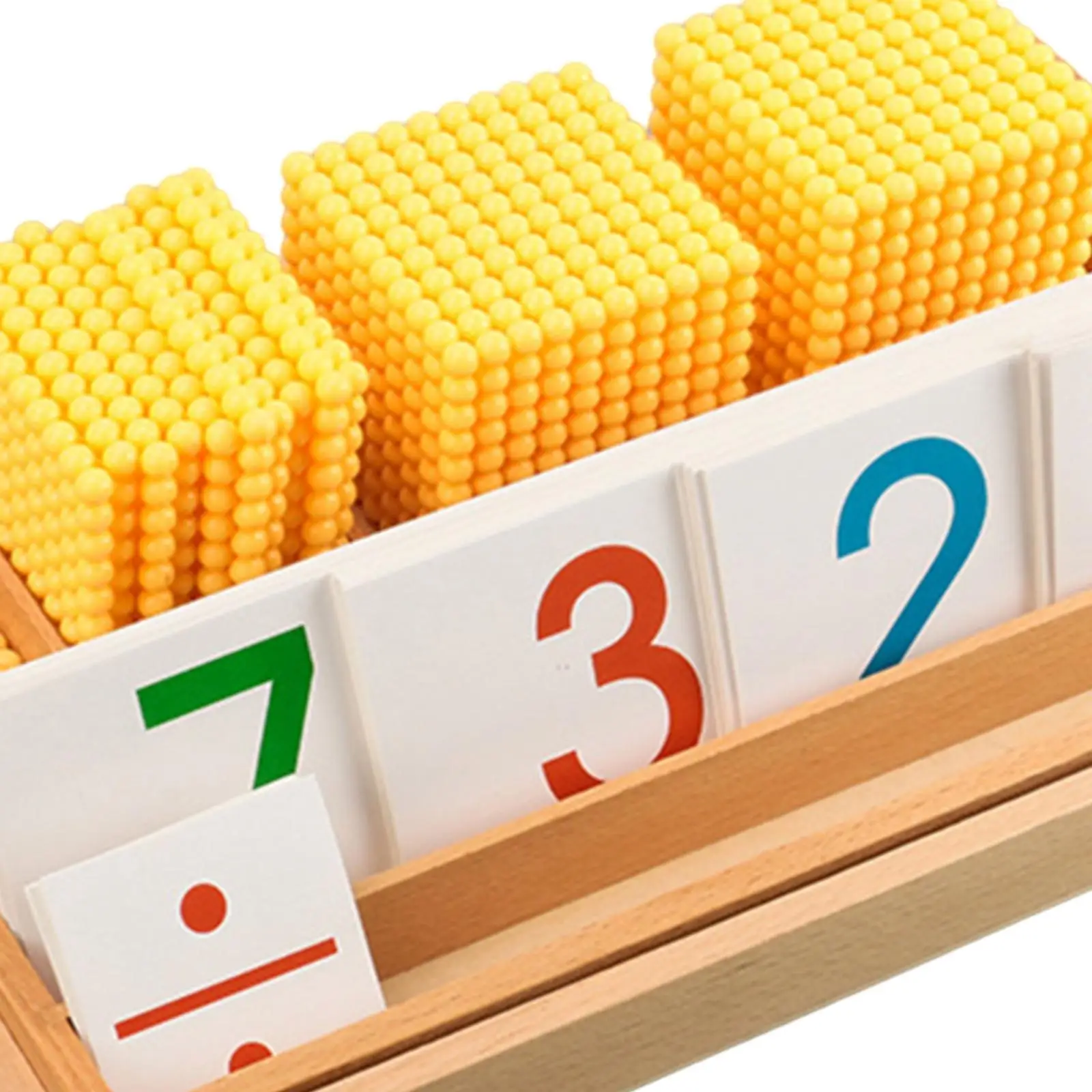Jouet de perles mathématiques Montessori, outils pédagogiques, jeu bancaire décimal pour enfants d'âge préscolaire