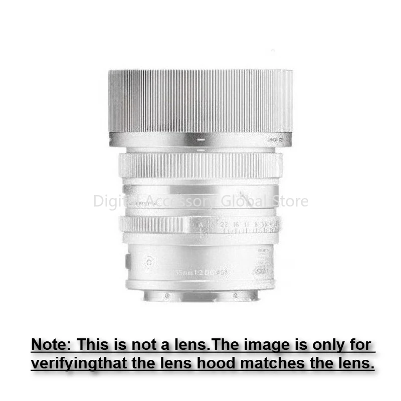 

New Original Front Hood LH636-02S Parts For SIGMA 35mm F2 DG II Camera Lens (58mm)Silver