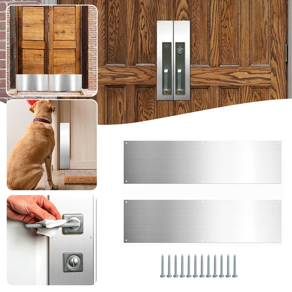 Bedroom Door Kicking Plate Easy Install Practical Door Protection Board For Indoors